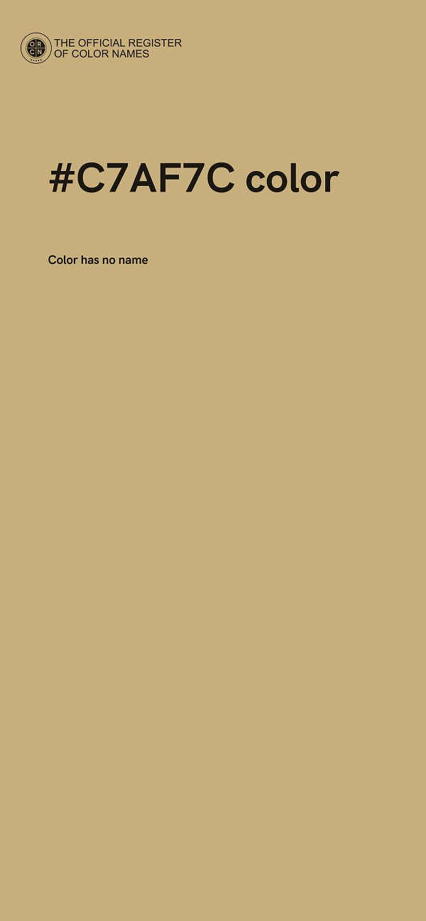 #C7AF7C color image