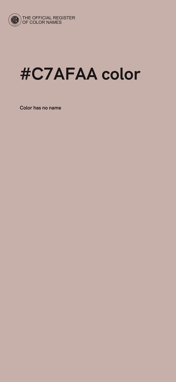 #C7AFAA color image