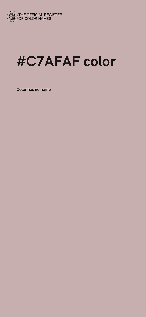 #C7AFAF color image