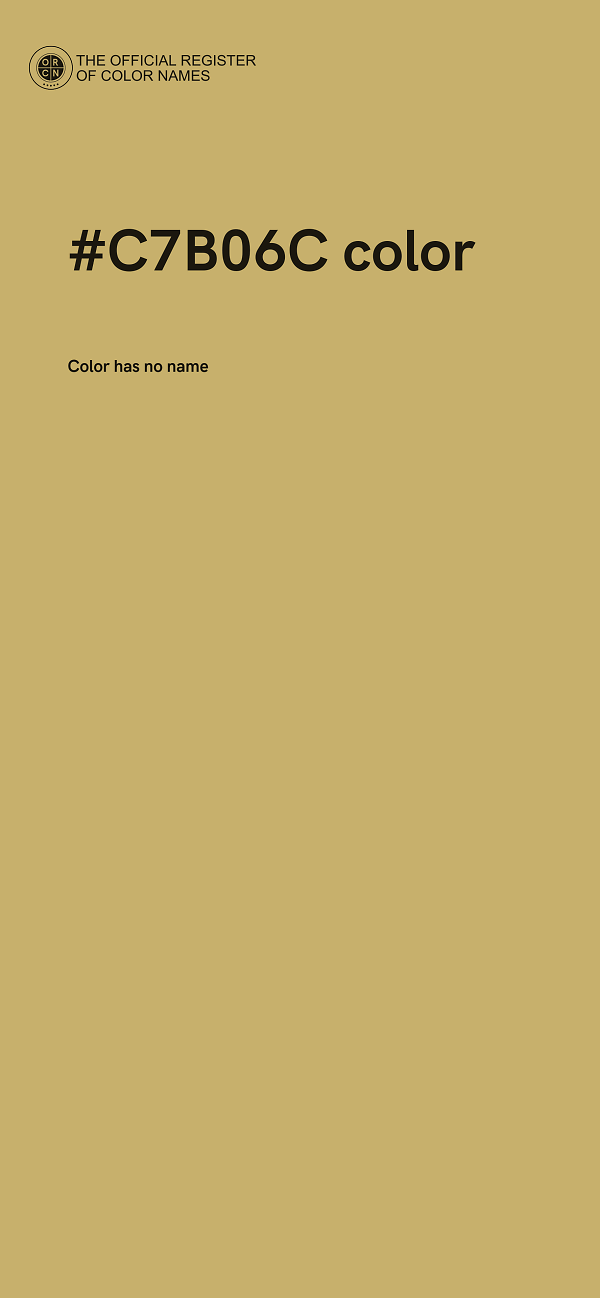 #C7B06C color image
