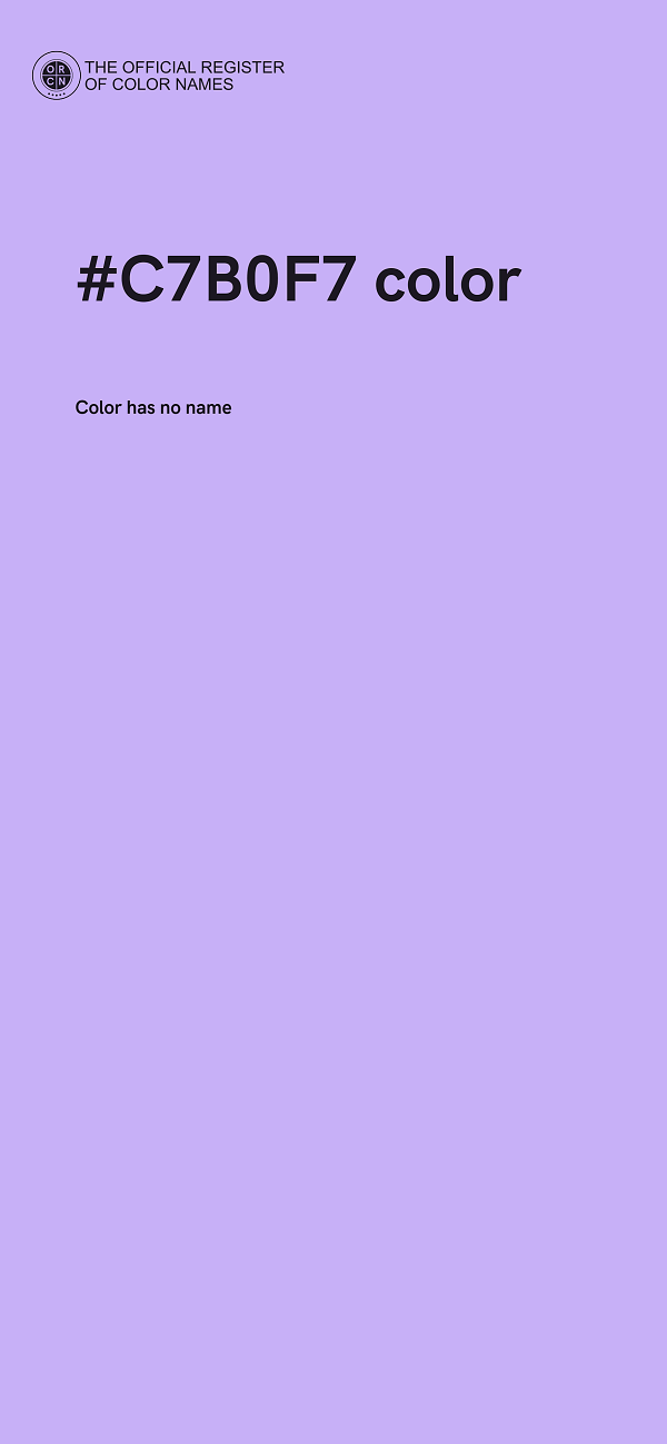 #C7B0F7 color image