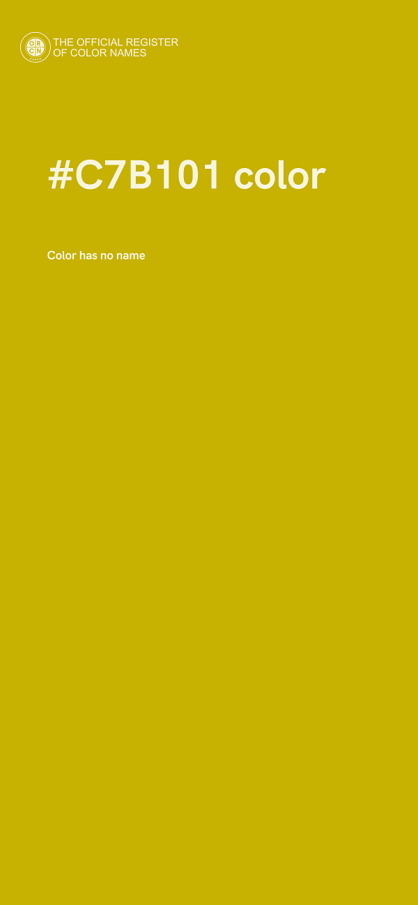#C7B101 color image