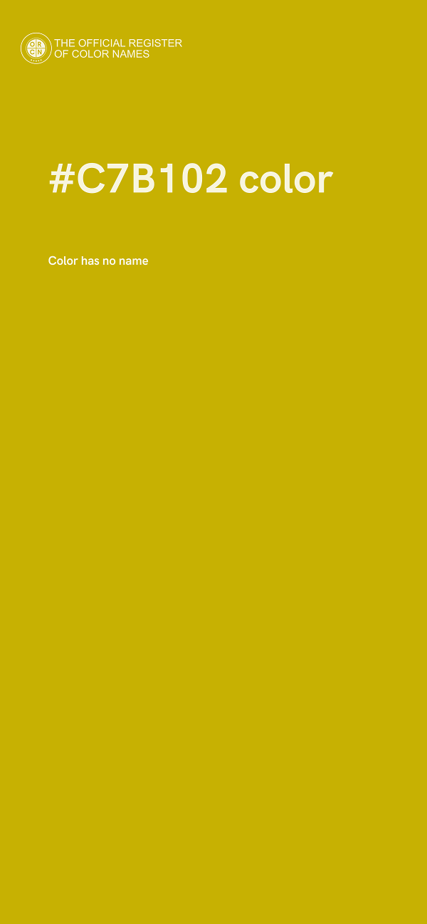 #C7B102 color image