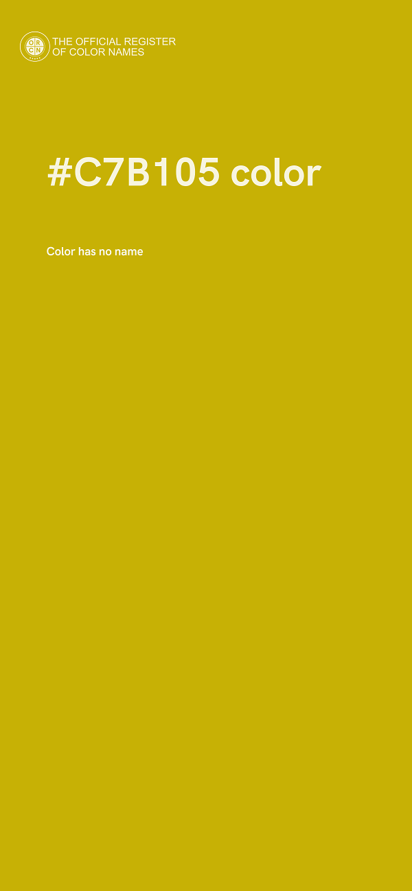 #C7B105 color image