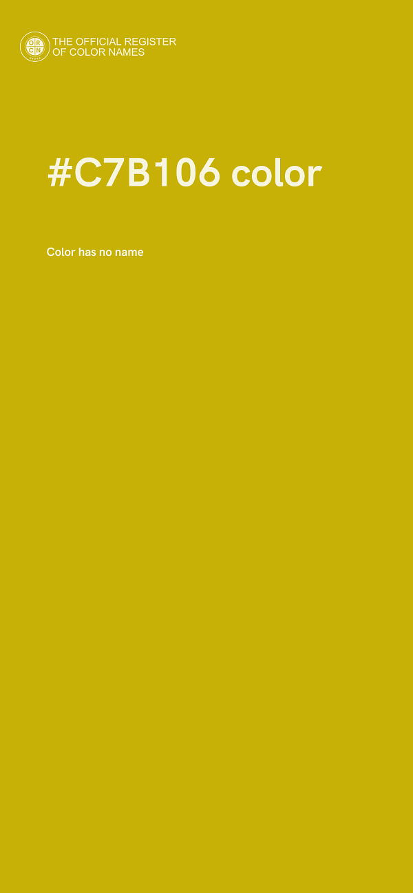#C7B106 color image