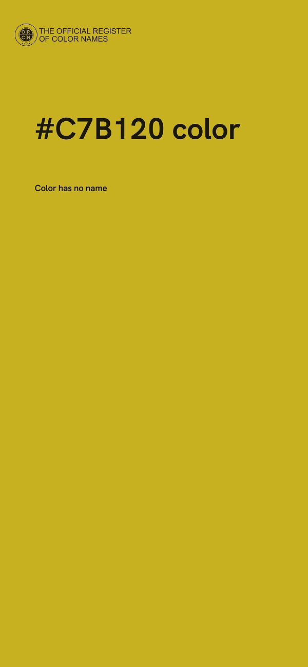#C7B120 color image