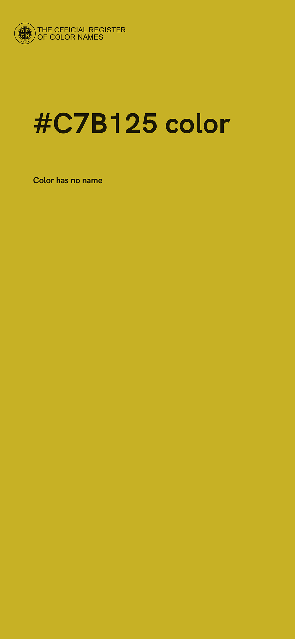 #C7B125 color image