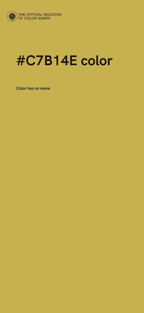 #C7B14E color image