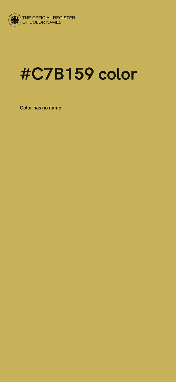 #C7B159 color image
