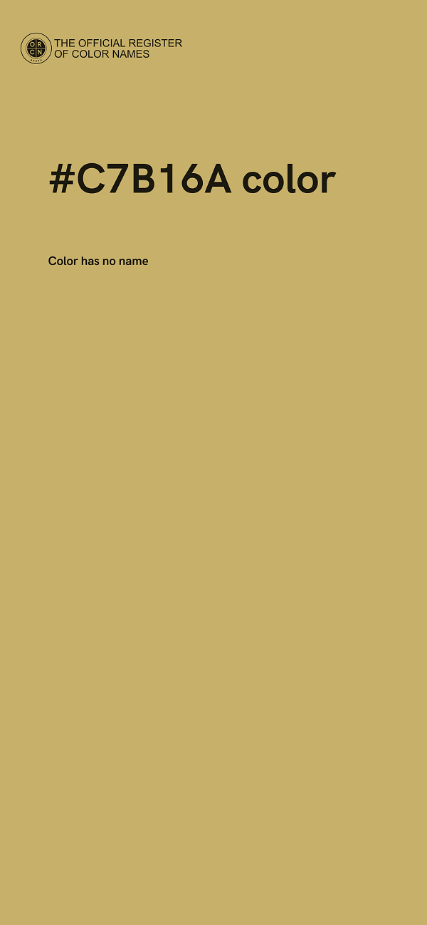 #C7B16A color image