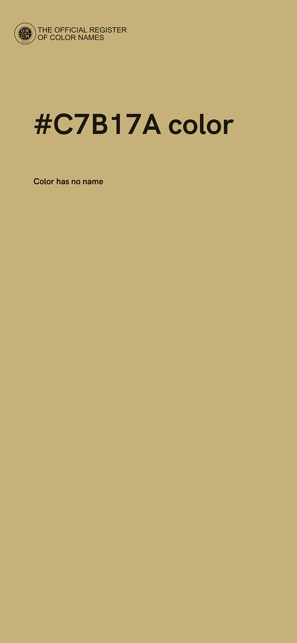 #C7B17A color image