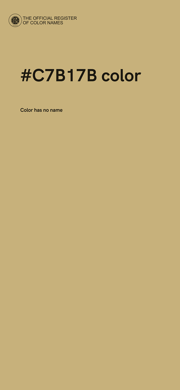#C7B17B color image