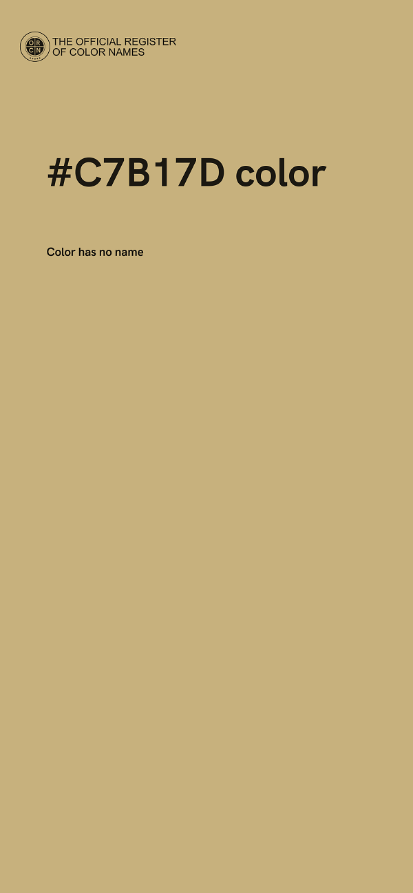 #C7B17D color image