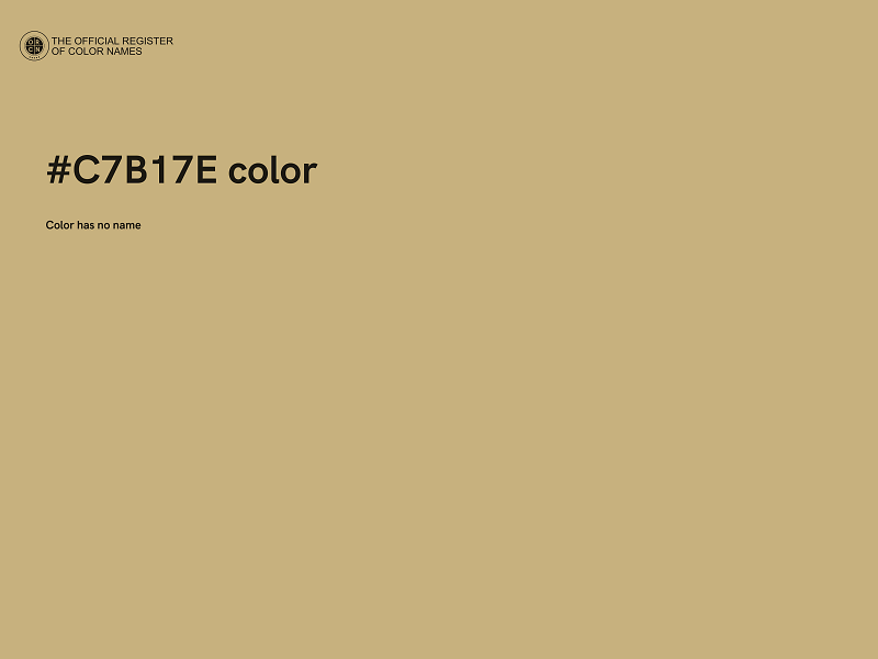 #C7B17E color image