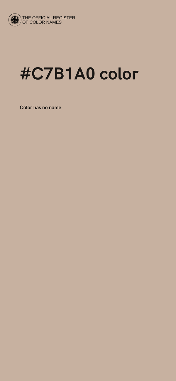 #C7B1A0 color image