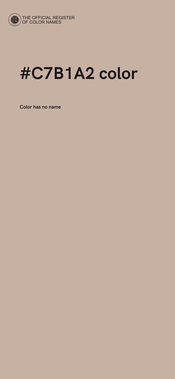 #C7B1A2 color image