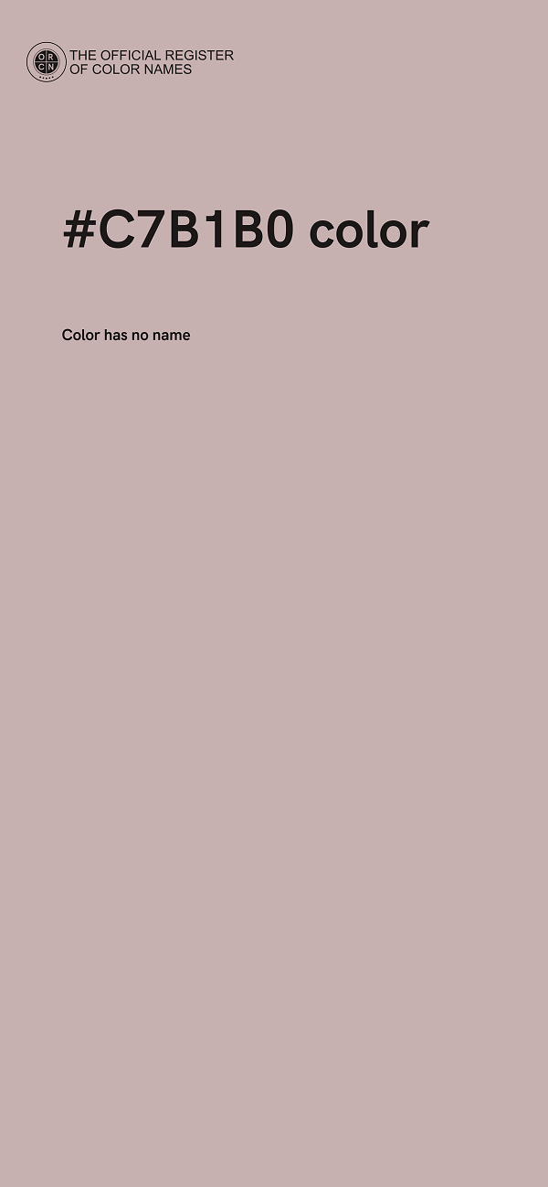 #C7B1B0 color image