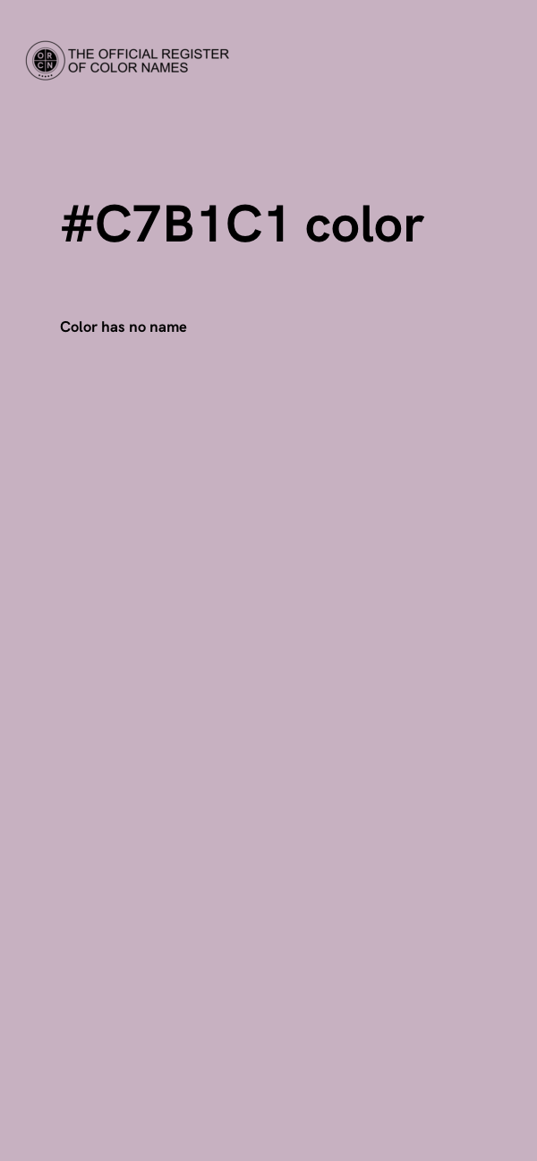 #C7B1C1 color image
