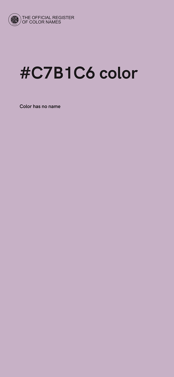 #C7B1C6 color image