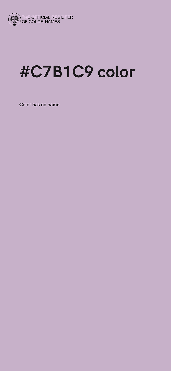 #C7B1C9 color image