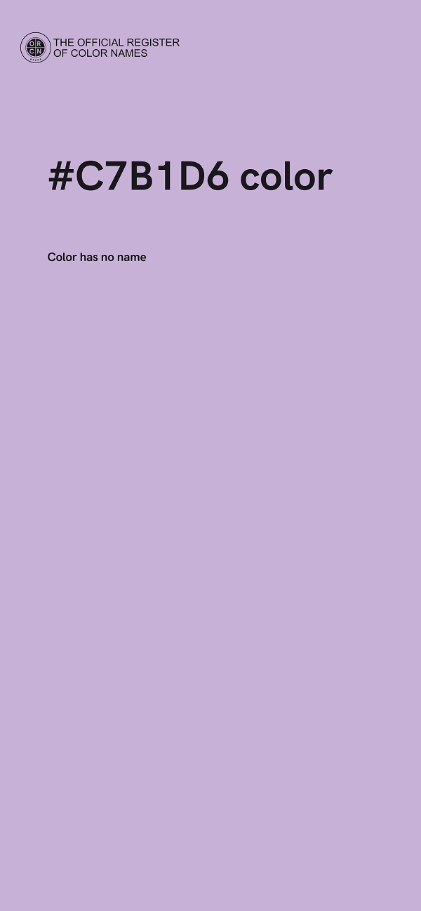 #C7B1D6 color image