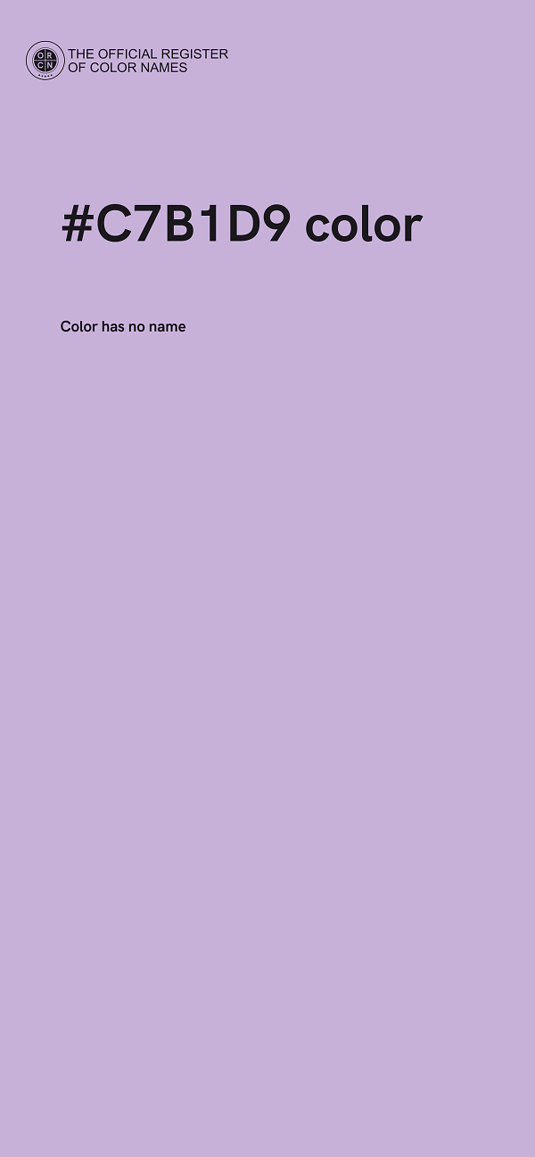 #C7B1D9 color image