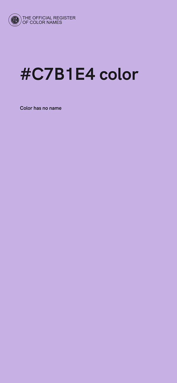 #C7B1E4 color image