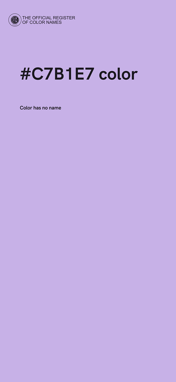 #C7B1E7 color image