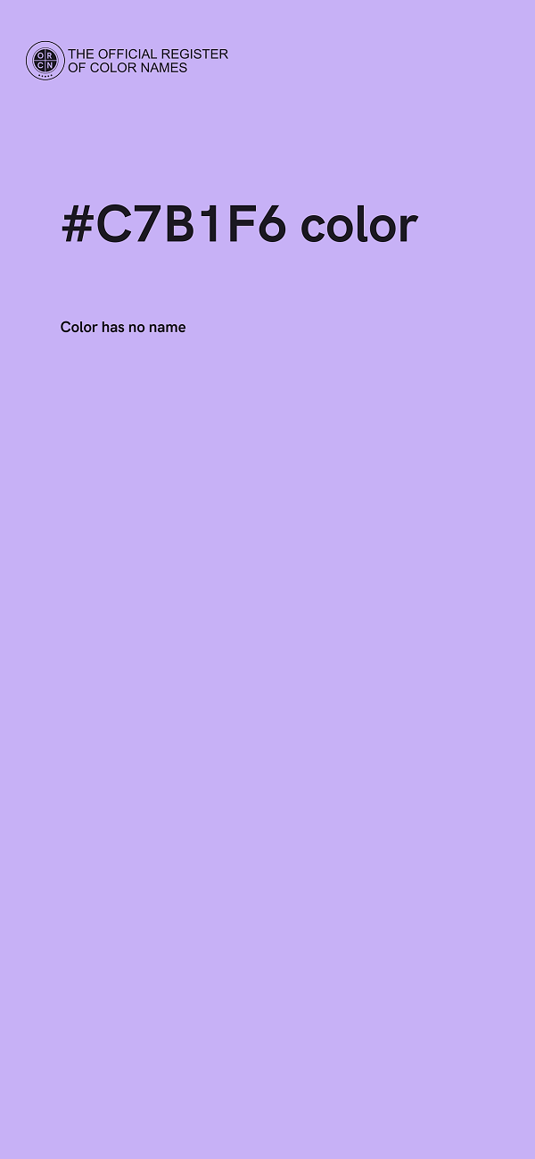 #C7B1F6 color image