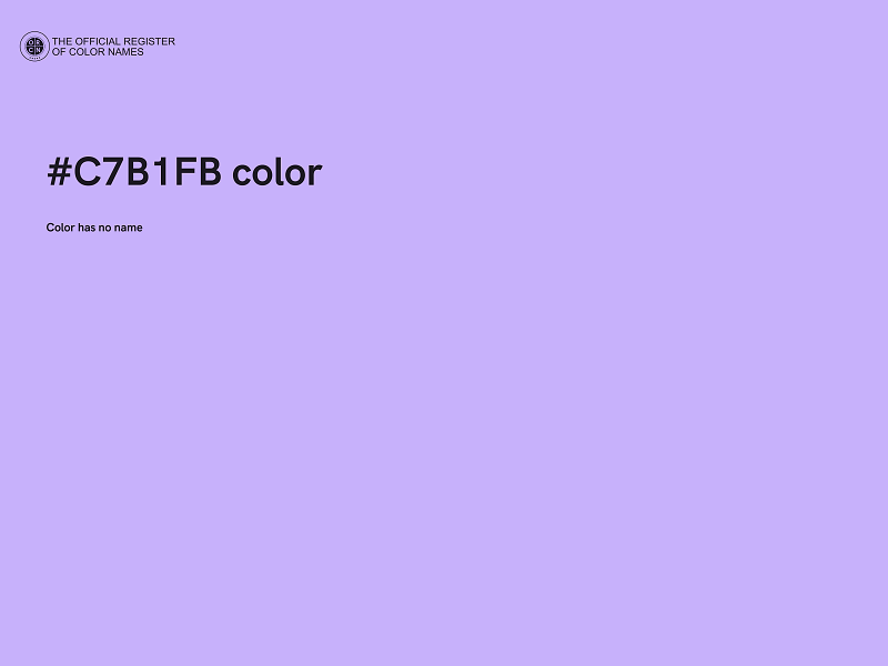 #C7B1FB color image