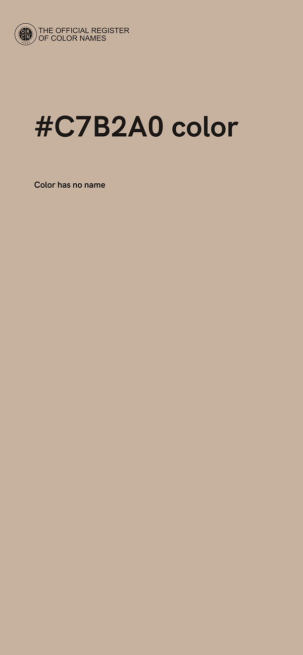 #C7B2A0 color image