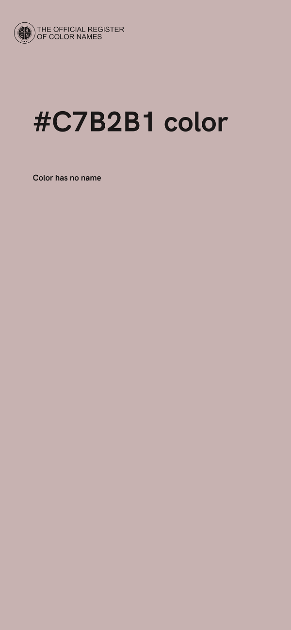 #C7B2B1 color image