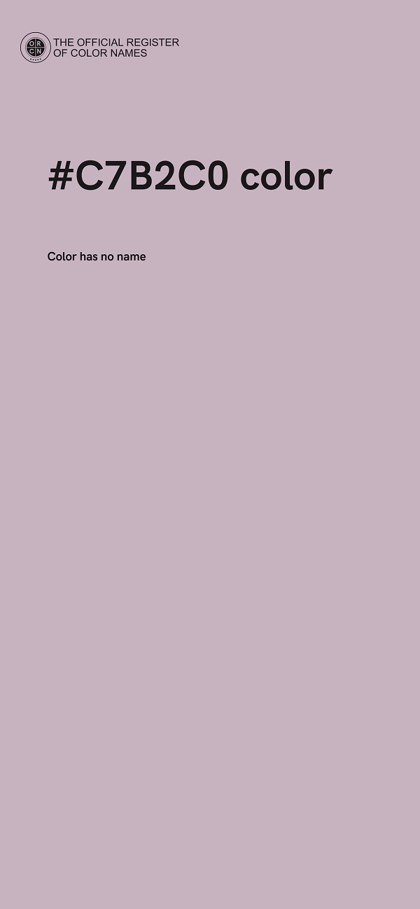 #C7B2C0 color image