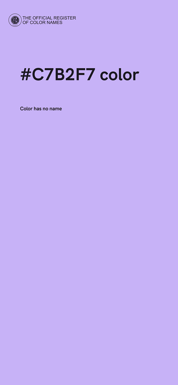 #C7B2F7 color image