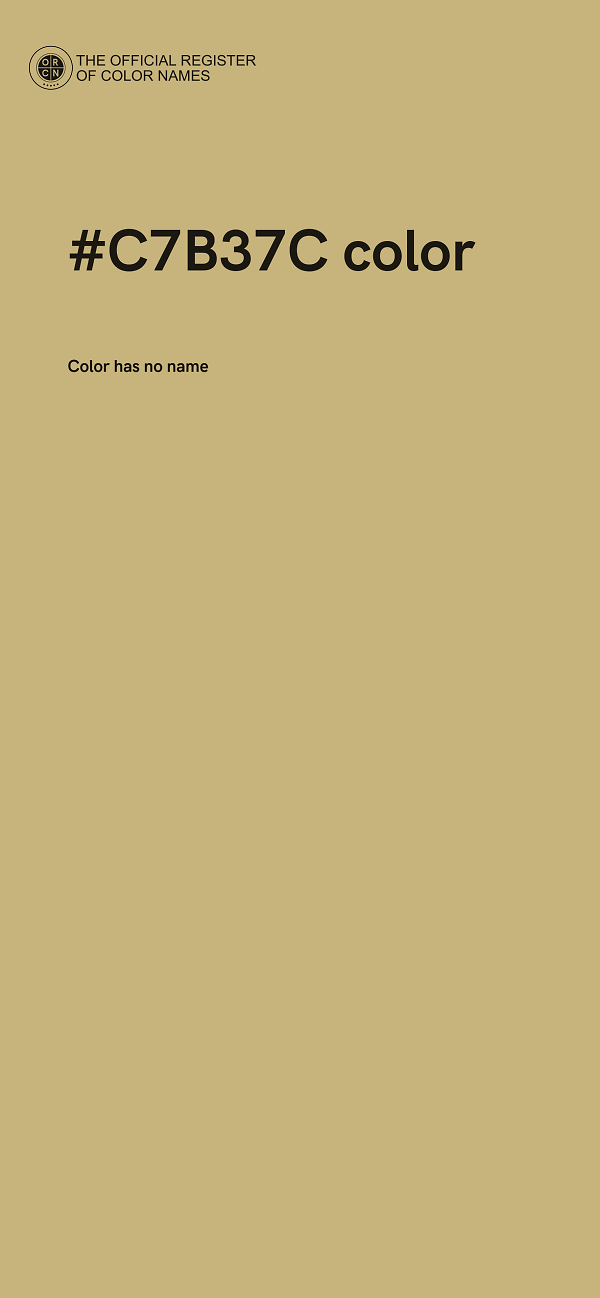 #C7B37C color image