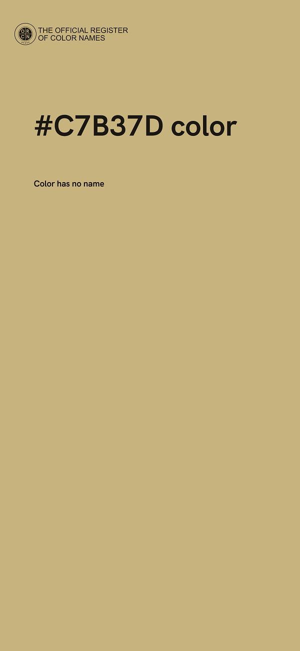 #C7B37D color image