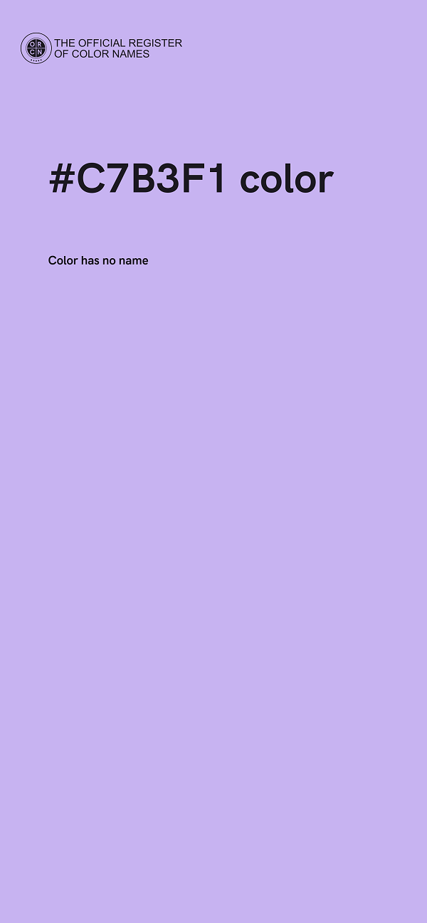 #C7B3F1 color image