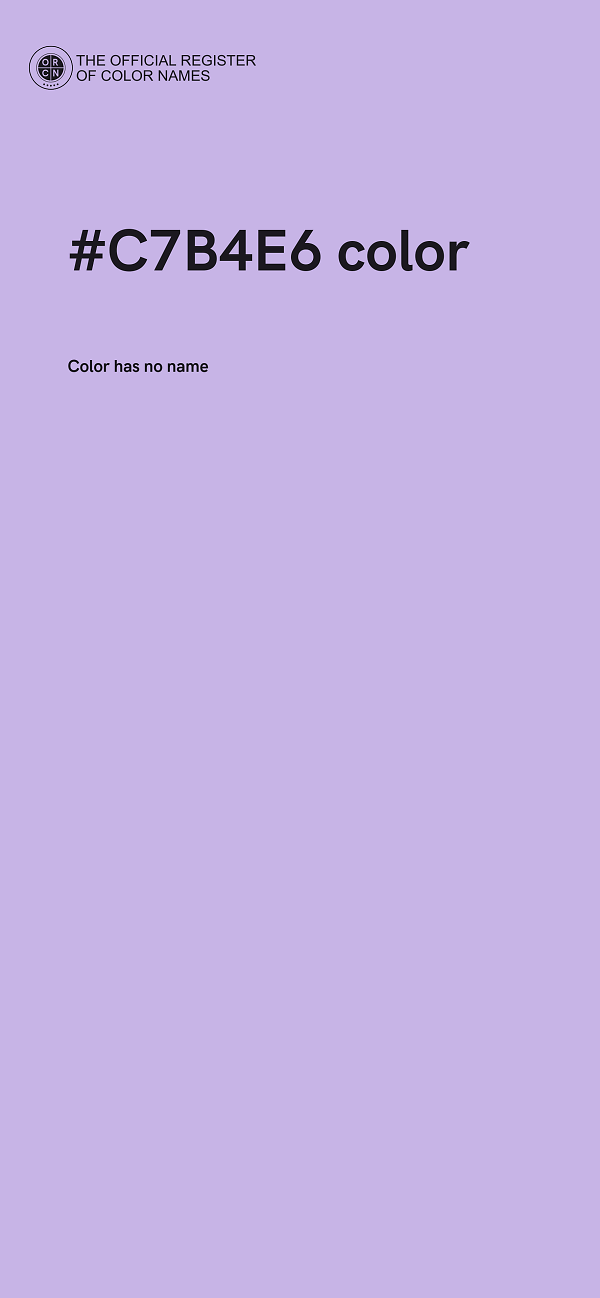 #C7B4E6 color image