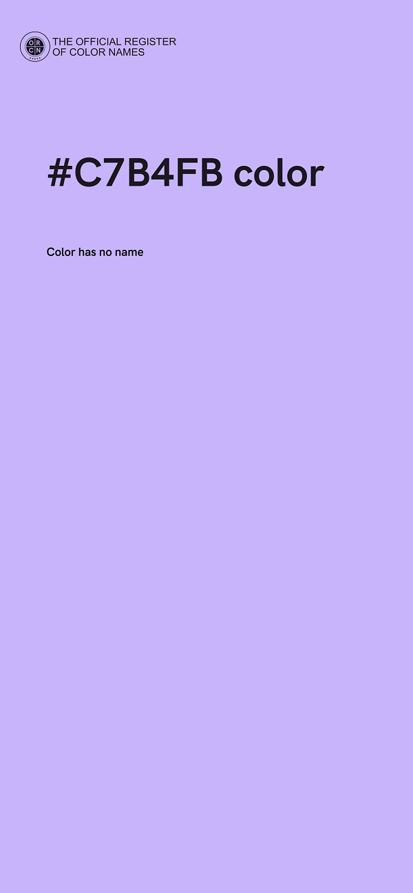 #C7B4FB color image