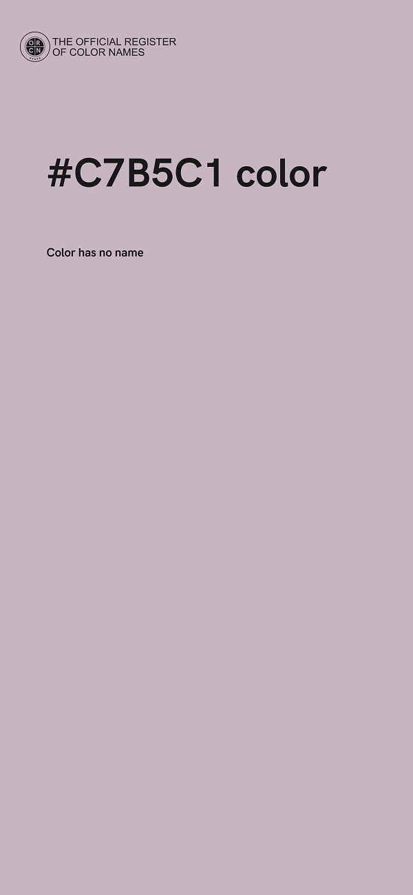 #C7B5C1 color image