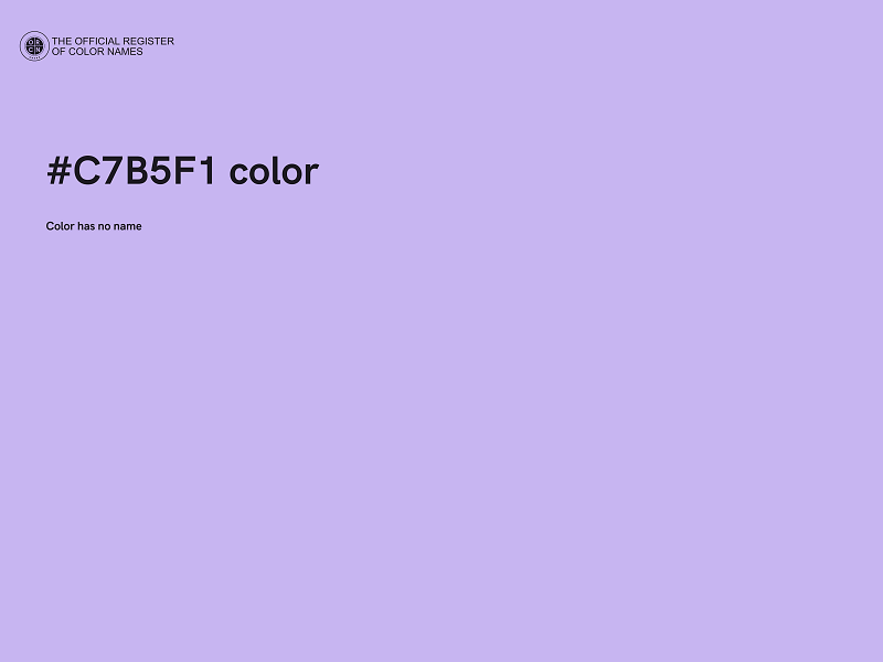 #C7B5F1 color image