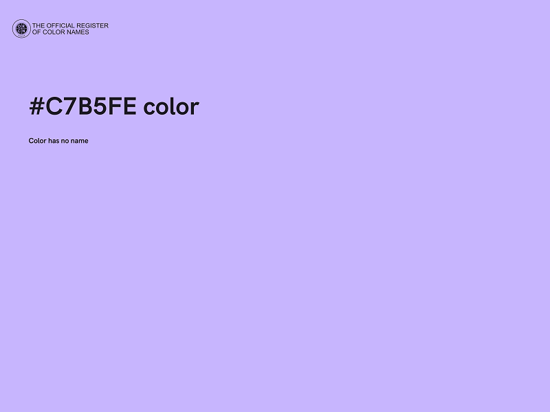 #C7B5FE color image