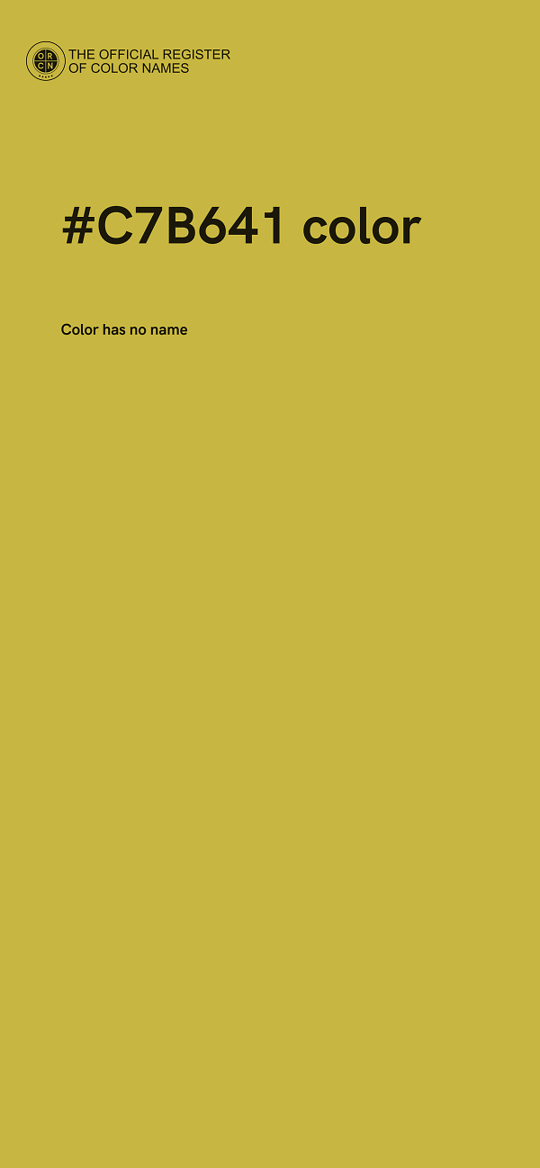 #C7B641 color image