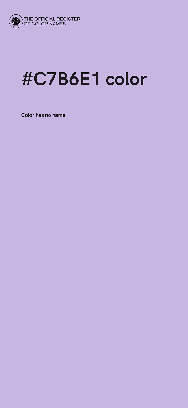 #C7B6E1 color image