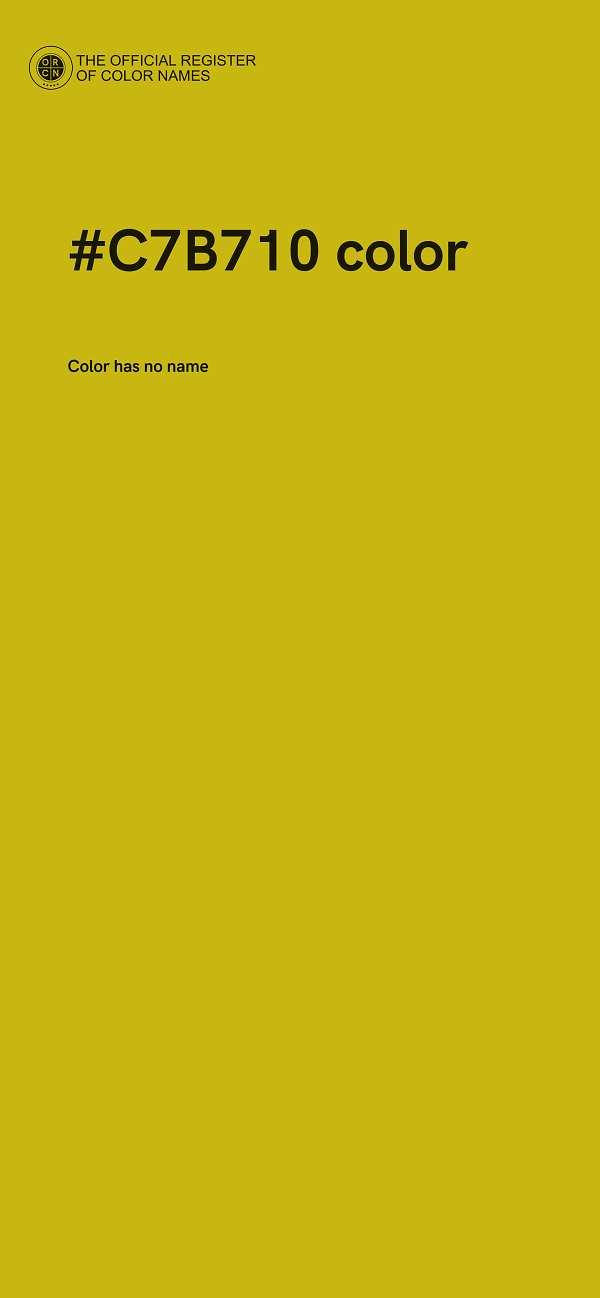 #C7B710 color image