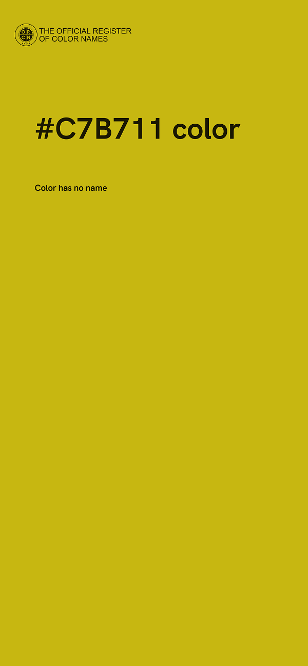 #C7B711 color image