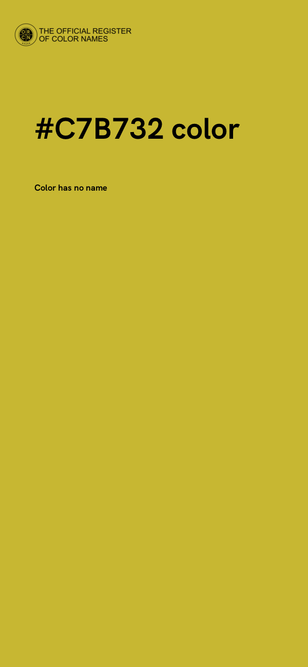 #C7B732 color image