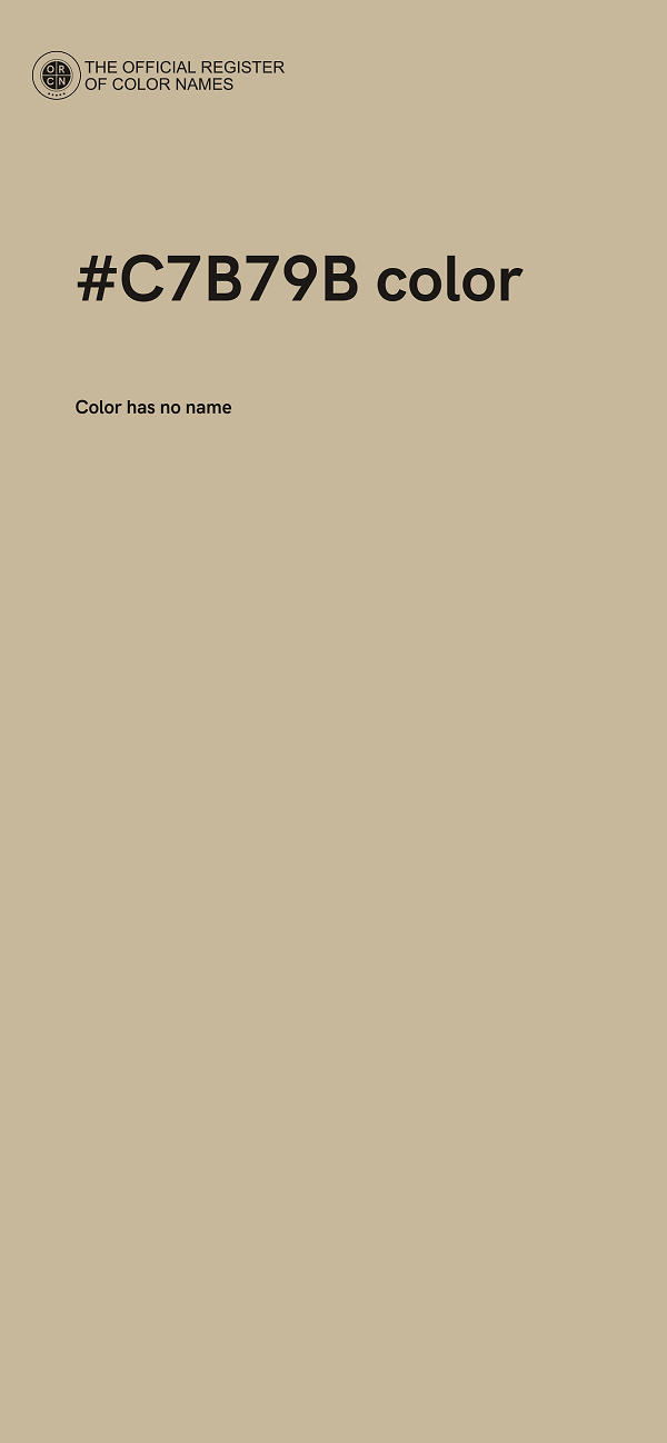 #C7B79B color image
