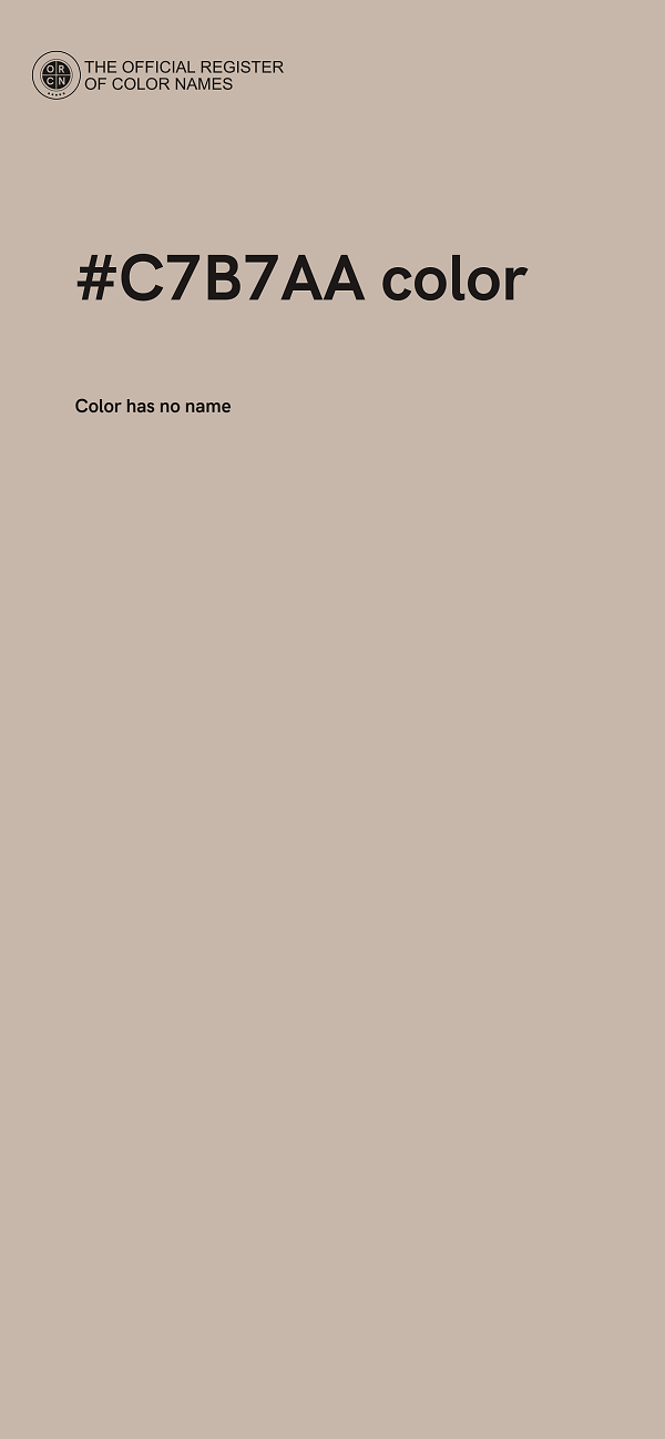 #C7B7AA color image