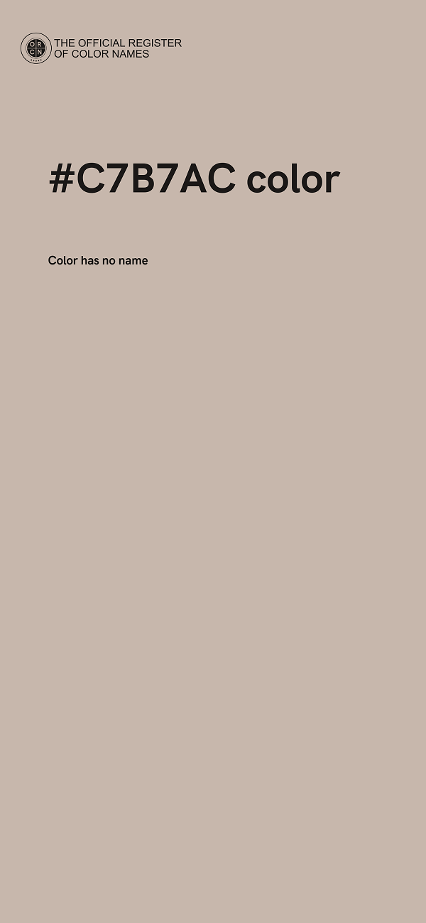 #C7B7AC color image